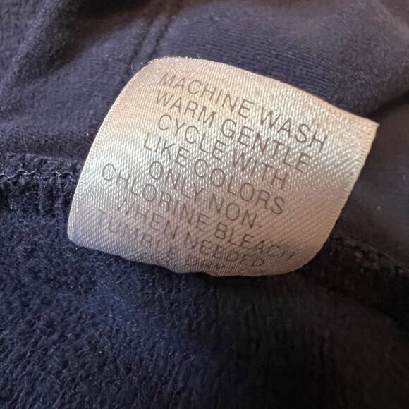 The TOG Shop Womens Button Down Casual Sweatshirt Jacket Navy Blue XL - Picture 9 of 9